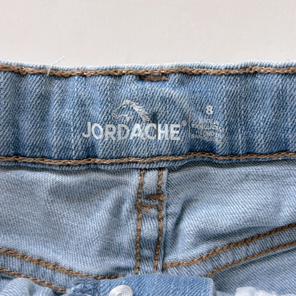 Girls Jordache Distressed Denim Shorts - Picture 4 of 5